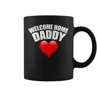 Welcome Home Daddy Surprise For Kids Or Wifes Coffee Mug - Seseable