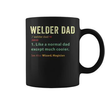 Welder Dad Fathers Day Gift Metalsmith Farrier Blacksmith Coffee Mug - Seseable
