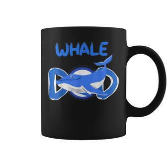 Whale Dad Clothes Watching Outfit Fathers Day Gift Whale Coffee Mug - Seseable