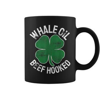 Whale Oil Beef Hooked Gift Speak St Patricks Day Irish Coffee Mug - Thegiftio UK