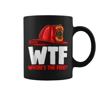 Wheres The Fire Chief Fire Fighters Love Coffee Mug - Seseable
