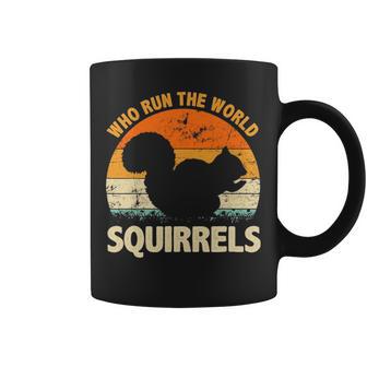Who Run The World Squirrels Vintage Squirrel Lover Coffee Mug | Seseable FR