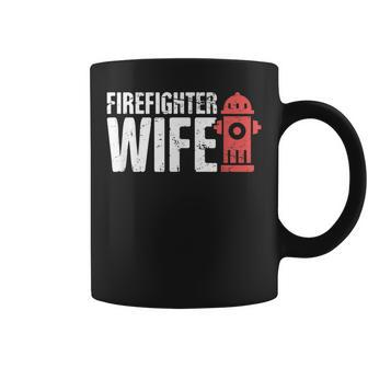 Wife - Fire Department & Fire Fighter Firefighter Coffee Mug - Seseable