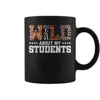Wild About My Students Animals Teacher Gift Coffee Mug | Mazezy