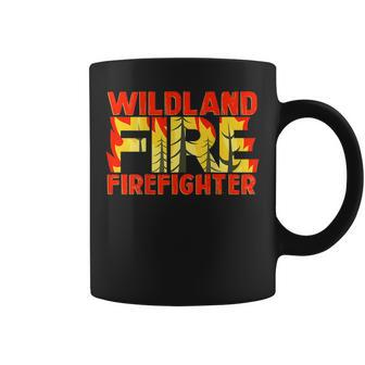Wildland Fire Rescue Department Firefighters Firemen Uniform Coffee Mug - Seseable