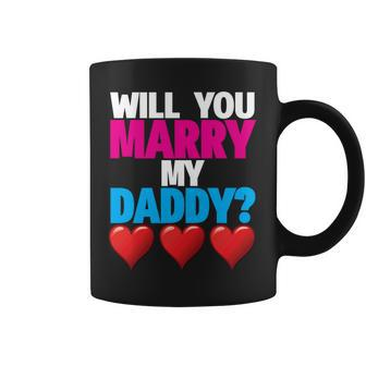 Will You Marry My Daddy Proposal Mommy Gift Coffee Mug - Thegiftio UK