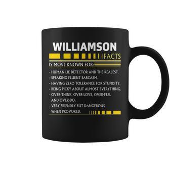 Williamson Name Gift Williamson Facts Coffee Mug - Thegiftio UK