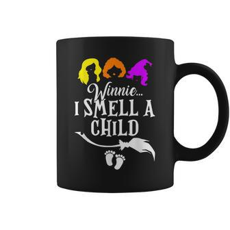 Winnie I Smell A Child Halloween Pregnancy Announcement Mom Coffee Mug | Mazezy
