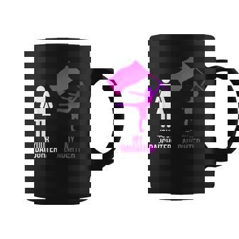Winter Color Guard Mom Dad Your Daughter My Daughter Flag Coffee Mug - Thegiftio