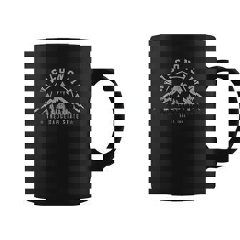 Wisconsin The Badger State Est 1848 Vintage Mountains Coffee Mug - Thegiftio