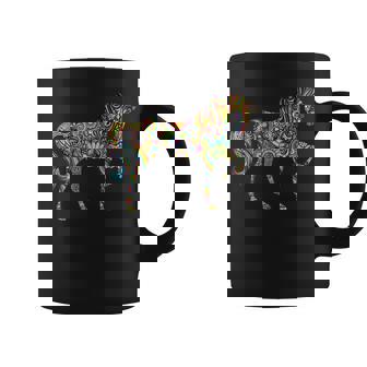 Womans Horse Colorful Design Gift For Horse Lovers Gift For Womens Coffee Mug | Mazezy