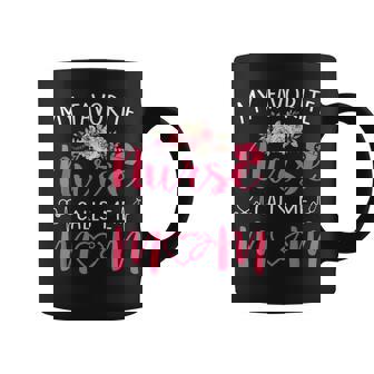 Women My Favorite Rn Nurse Calls Me Mom Mothers Day Daughter Coffee Mug - Thegiftio