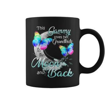 Women This Gammy Love Her Grandkids To The Moon And Back Coffee Mug - Seseable