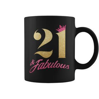 Womens 21 And Fabulous - 21St Birthday 1998 Gift Women Coffee Mug | Mazezy