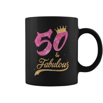 Womens 50 And Fabulous 1969 50Th Birthday Gift For Women Coffee Mug | Mazezy