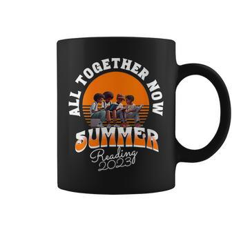 Womens All Together Now Summer Reading 2023 Library Books Librarian Coffee Mug | Mazezy