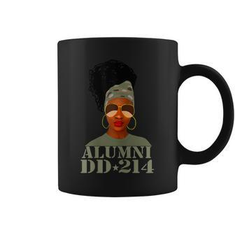 Womens Alumni Dd-214 African American Woman Veterans Day Coffee Mug - Seseable