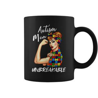 Womens Autism Mom Unbreakable Autism Awareness Day Coffee Mug | Mazezy