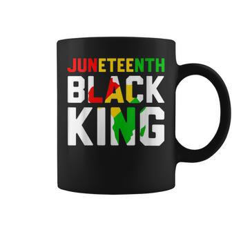 Womens Awesome Junenth Black King Melanin Fathers Day Men Boys Coffee Mug - Thegiftio UK