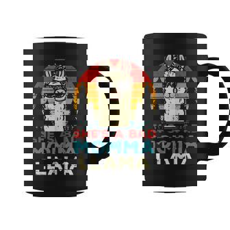 Womens Bad Momma Llama Retro Alpaca Mothers Day Mom Mama Women Coffee Mug - Thegiftio