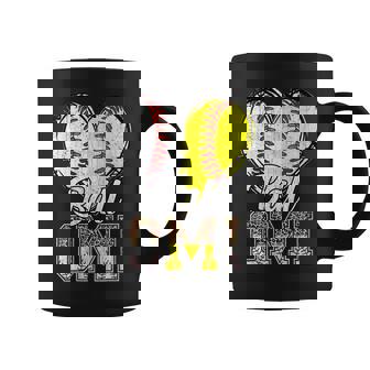 Womens Ball Omi Heart Baseball Softball Mothers Day Coffee Mug | Mazezy