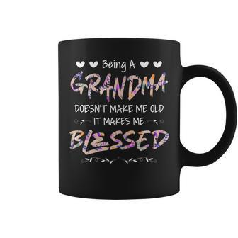 Womens Being Grandma Doesnt Make Me Old Blessed Mother Day Coffee Mug - Thegiftio UK