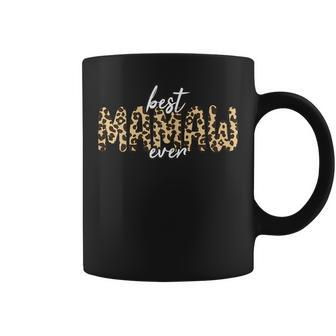 Womens Best Mamaw Ever Leopard Pattern For Mothers Day Coffee Mug - Thegiftio UK