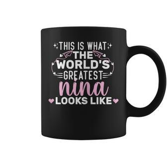 Womens Best Mom In The World Best Nina Mother Women Mothers Day Coffee Mug | Mazezy