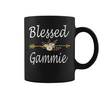 Womens Blessed Gammie Mothers Day Gift Coffee Mug - Thegiftio UK