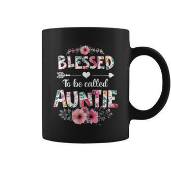 Womens Blessed To Be Called Auntie Funny Aunt Mothers Day Coffee Mug - Thegiftio UK