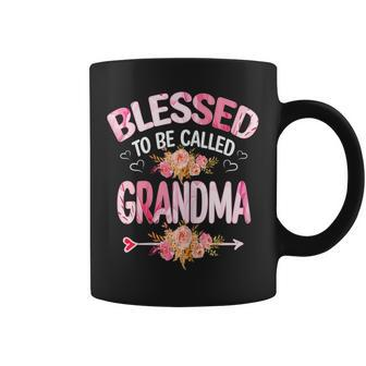 Womens Blessed To Be Called Grandma Mothers Day Mom Grandma Gift Coffee Mug | Mazezy