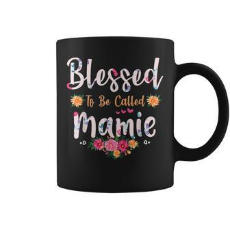 Womens Blessed To Be Called Mamie Mothers Day Coffee Mug - Thegiftio UK