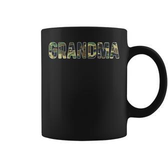 Womens Camouflage Grandma Coffee Mug - Seseable