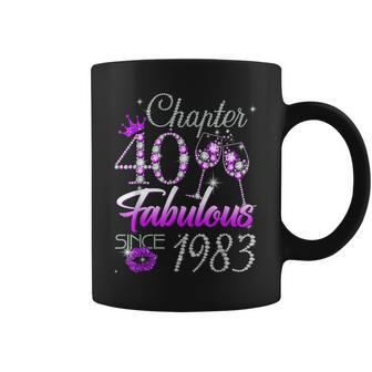 Womens Chapter 40 Fabulous Since 1983 40Th Birthday Queen Coffee Mug - Thegiftio UK