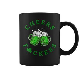 Womens Cheers Fuckers St Patricks Day Men Women Beer Drinking Coffee Mug | Mazezy