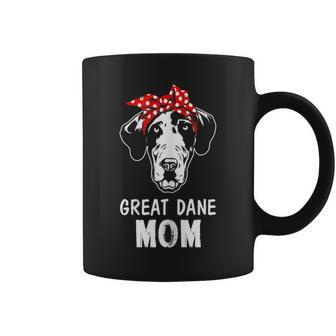 Womens Cool Great Dane Mom Shirt Dog Lovers Gift For Mothers Day Coffee Mug | Mazezy