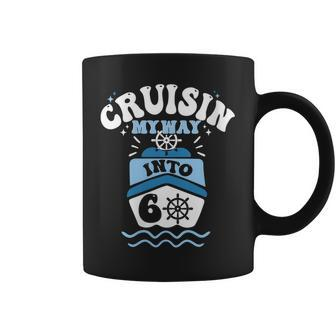 Womens Cruisin My Way Into 60 Cruise Party Yacht Boat 60Th Birthday Coffee Mug | Mazezy