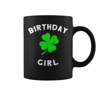 Womens Cute St Patricks Day Birthday Design Gift For Girls Tank Top Coffee Mug | Mazezy