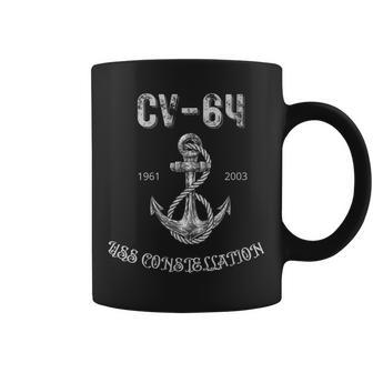 Womens Cv-64 Us Aircraft Carrier Uss Constellation Coffee Mug - Seseable