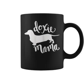 Womens Doxie Mama Doxie Mom Shirt Dachshund Lover Gift Mothers Day Coffee Mug | Mazezy