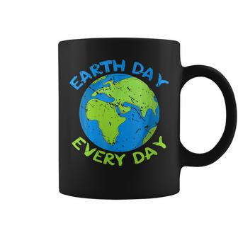 Womens Earth Day Everyday Recycle Save Planet Earth Coffee Mug | Mazezy