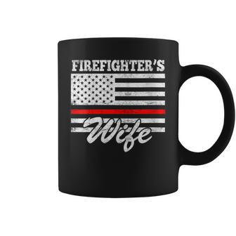 Womens Firefighters Wife Coffee Mug - Seseable