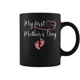Womens First Mothers Day Mothers Day Pregnancy Announcement Coffee Mug - Thegiftio UK