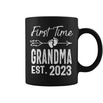Womens First Time Grandma 2023 Mothers Day Soon To Be Grandma 2023 Coffee Mug - Thegiftio