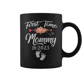 Womens First Time Mommy 2023 Mothers Day Soon To Be Mom Pregnancy Coffee Mug | Mazezy