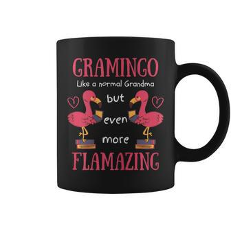 Womens Flamazing Gramingo - Like A Normal Grandma Flamingo Coffee Mug - Thegiftio UK
