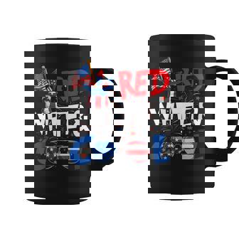 Womens Funny 4Th Of July Red White And Cool Sunglasses Usa Flag Coffee Mug - Thegiftio