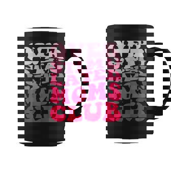 Womens Funny Groovy Mom Overstimulated Moms Club Groovy Mothers Day Coffee Mug - Thegiftio
