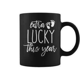 Womens Funny St Patricks Day Gift Pregnancy Announcement Pregnant Coffee Mug | Mazezy