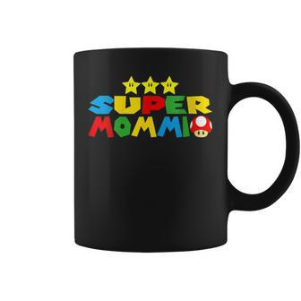 Womens Funny Super Mommio Video Game Lover Mothers Day Coffee Mug - Thegiftio UK